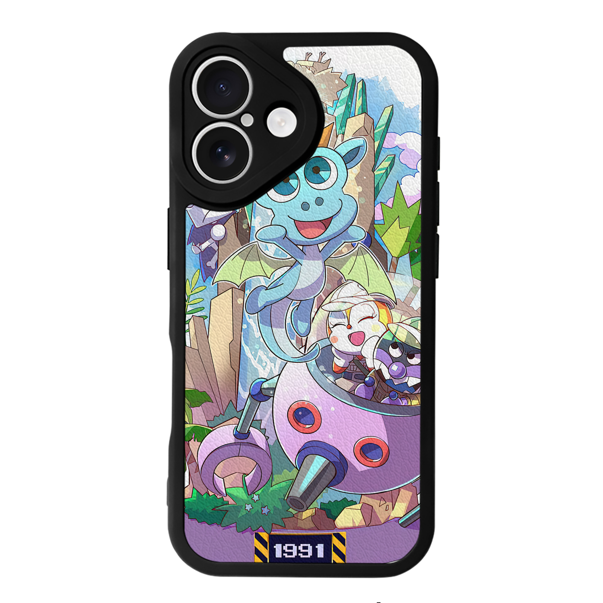 （画像用） アンパンマン Anpanman 【iPhone 16シリーズ対応】シリコンスマホケース（レザー調） 材質：シリコン